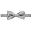 Silver Band Collar Bow Tie sold by TieMart