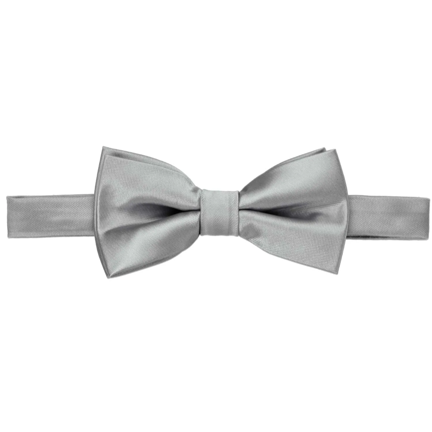 Silver Band Collar Bow Tie sold by TieMart product image thumbnail 2