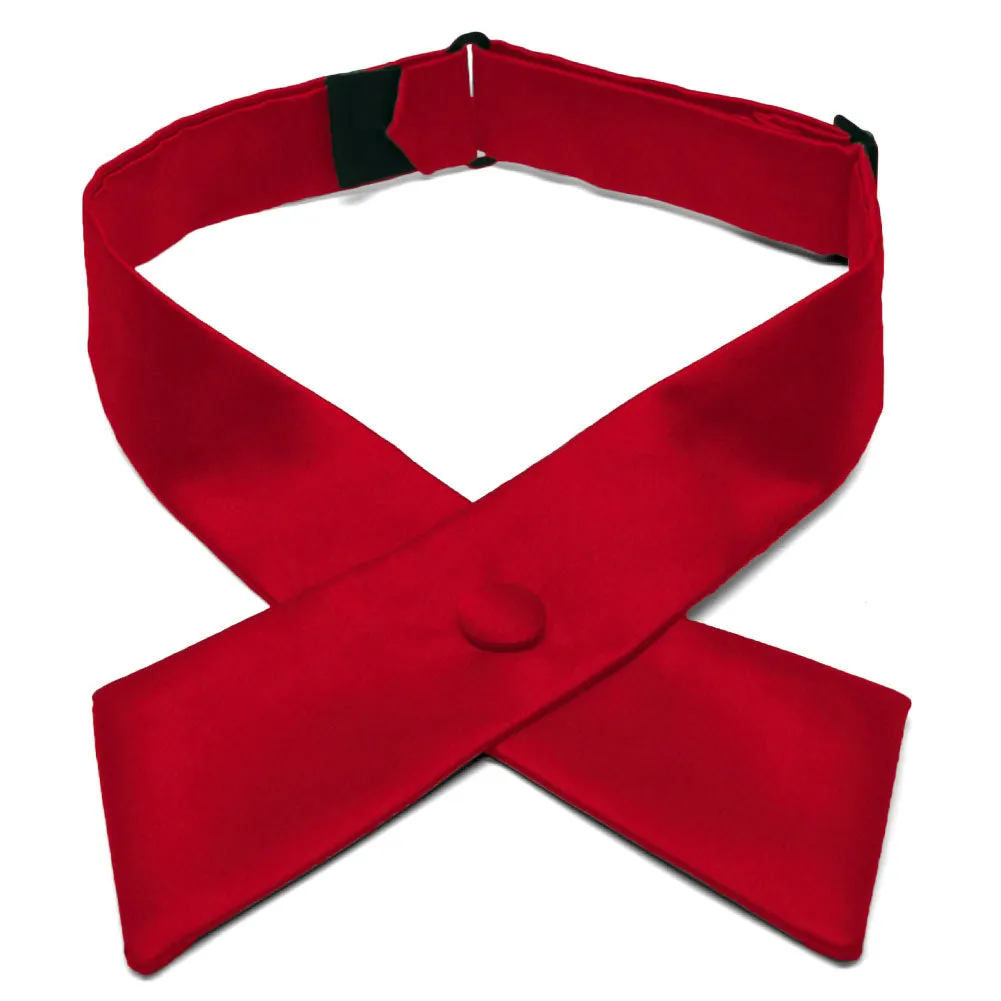 Festive Red Crossover Tie sold by TieMart product image thumbnail 3