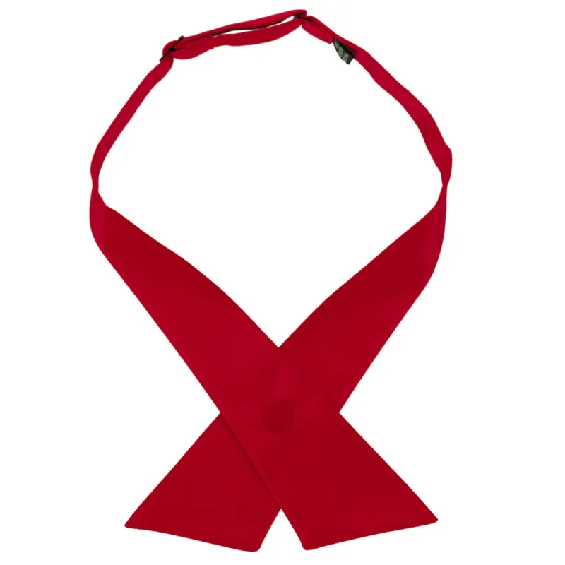 Festive Red Crossover Tie sold by TieMart