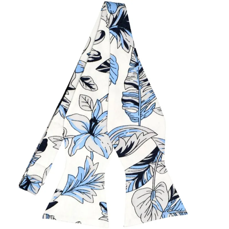 Lahaina Hawaiian Floral Self-Tie Bow Tie sold by TieMart