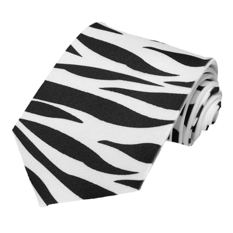 Zebra Necktie sold by TieMart
