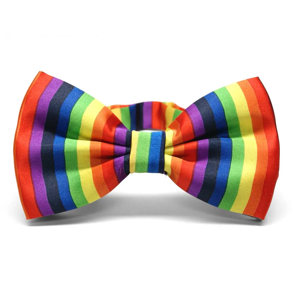 Rainbow Bow Tie sold by TieMart