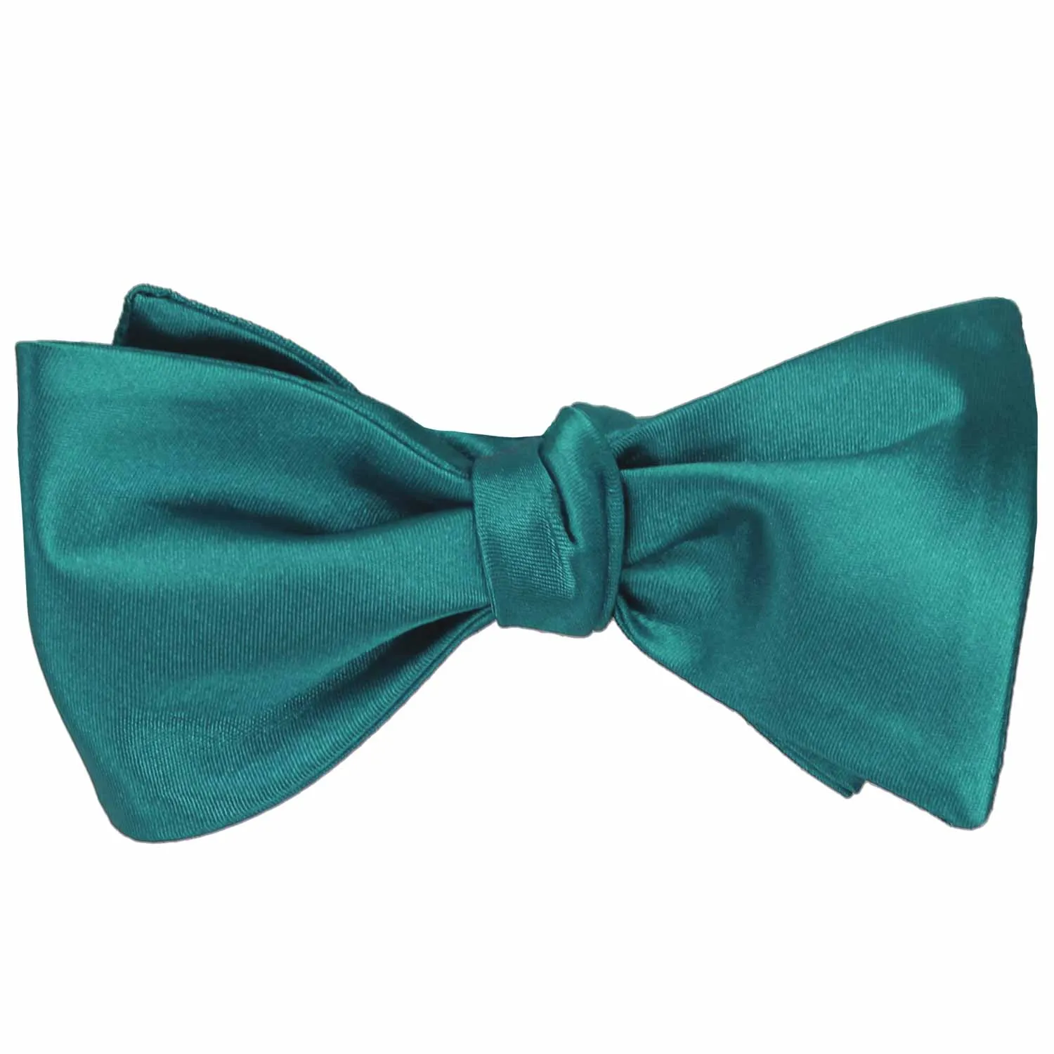 Deep Aqua Self-Tie Bow Tie sold by TieMart product image thumbnail 2