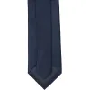 Navy Blue Silk Extra Long Necktie sold by TieMart