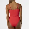 Cherry Ribbed One Piece | Top sold by Honey Swim
