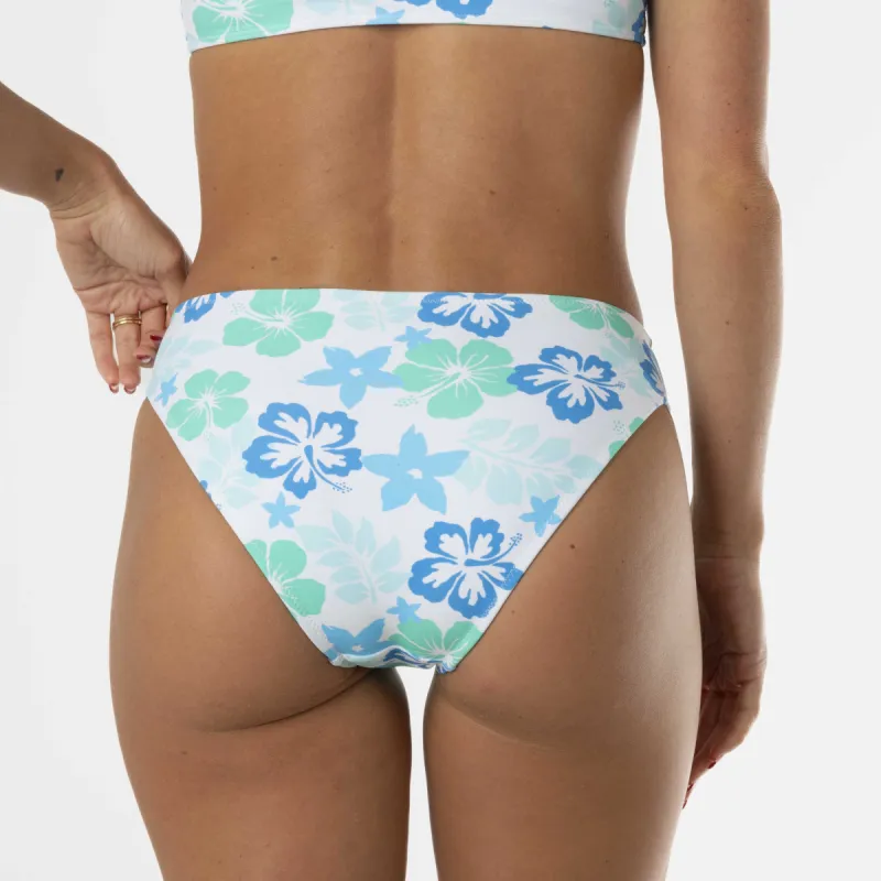 Blue Hibiscus | Full Coverage Bottom sold by Honey Swim