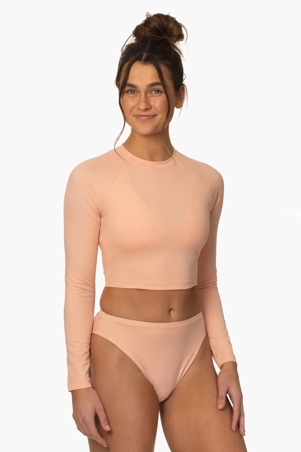 Moana Long Sleeved Crop Rashguard - Coronado sold by Jolyn product image thumbnail 3