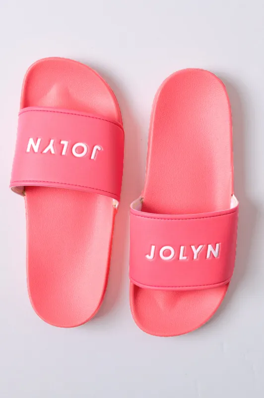 Women's Slide Sandals - Melon sold by Jolyn