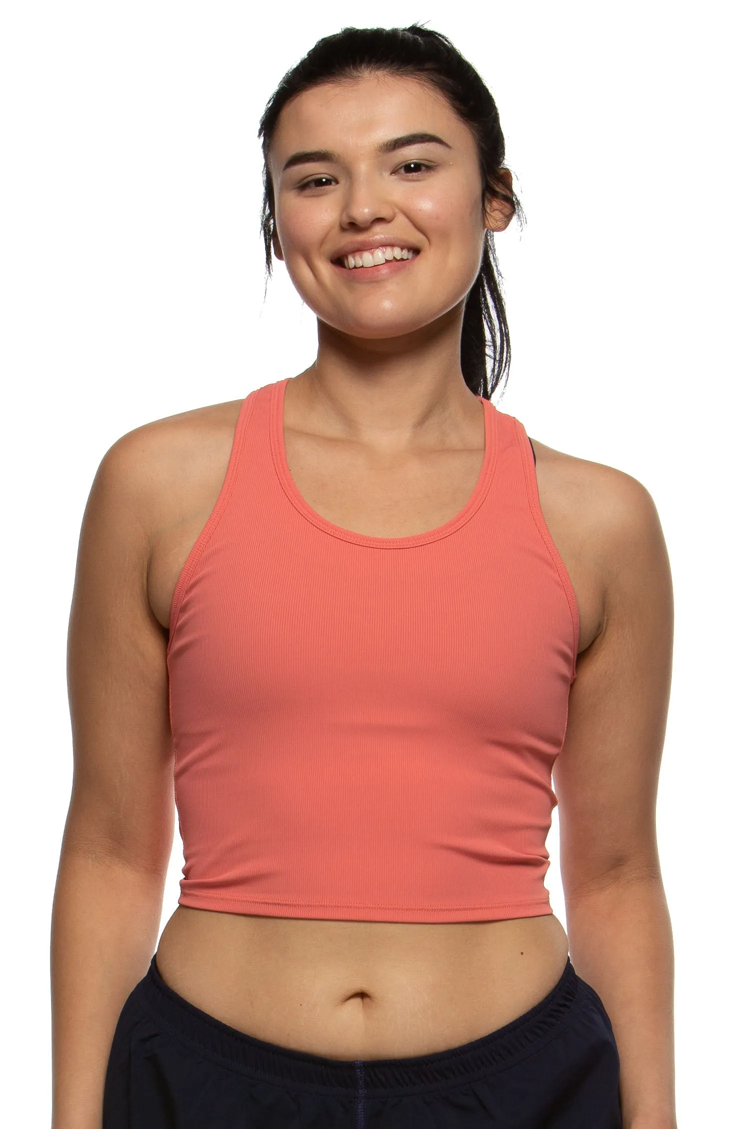 Rochelle Basic Crop Top - Salmon sold by Jolyn product image thumbnail 5