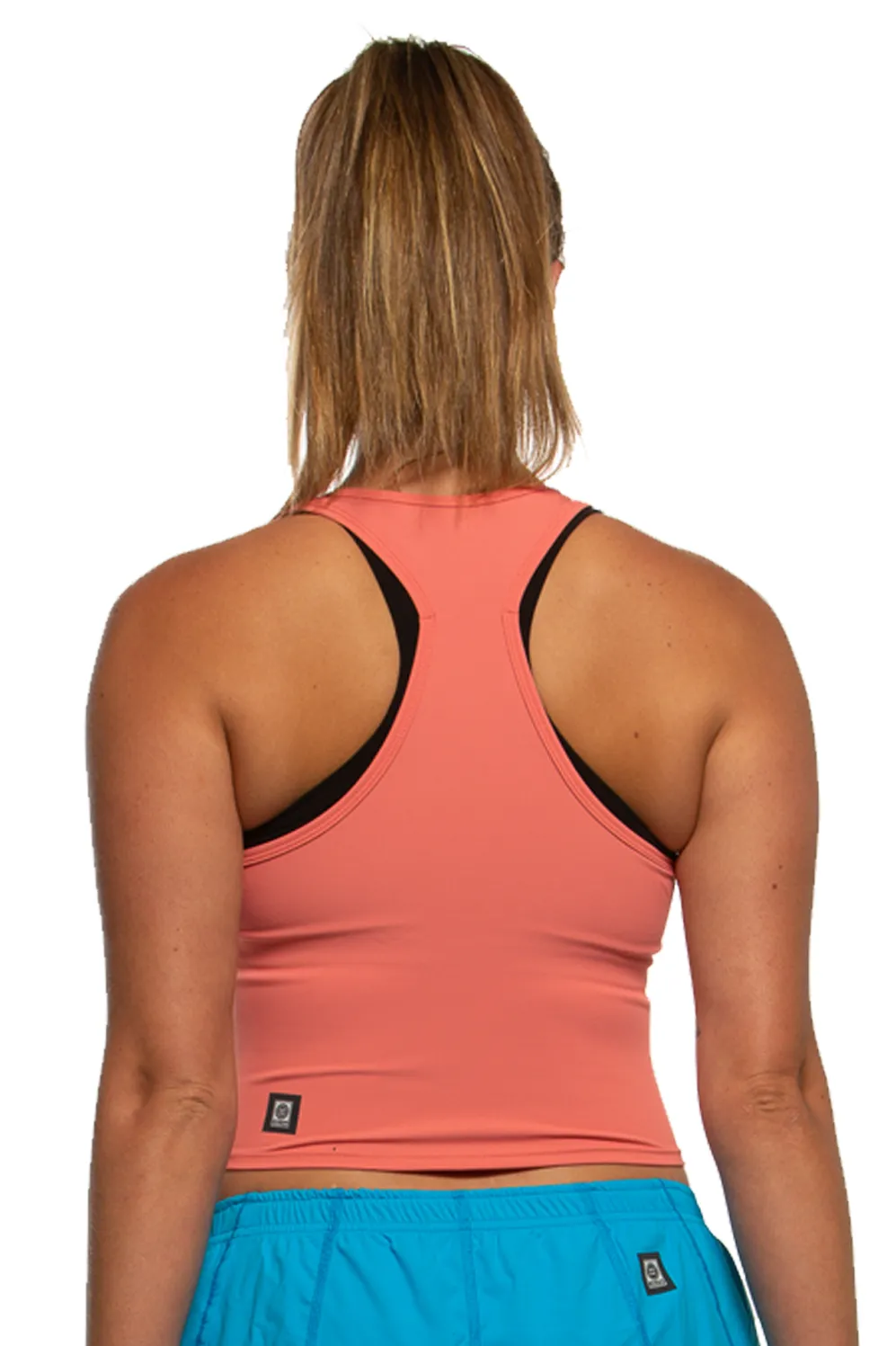 Rochelle Basic Crop Top - Salmon sold by Jolyn product image thumbnail 2