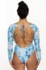 Lennon Long Sleeve Surf One Piece - Mykonos sold by Jolyn