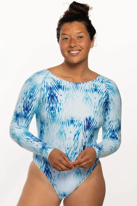Lennon Long Sleeve Surf One Piece - Mykonos sold by Jolyn