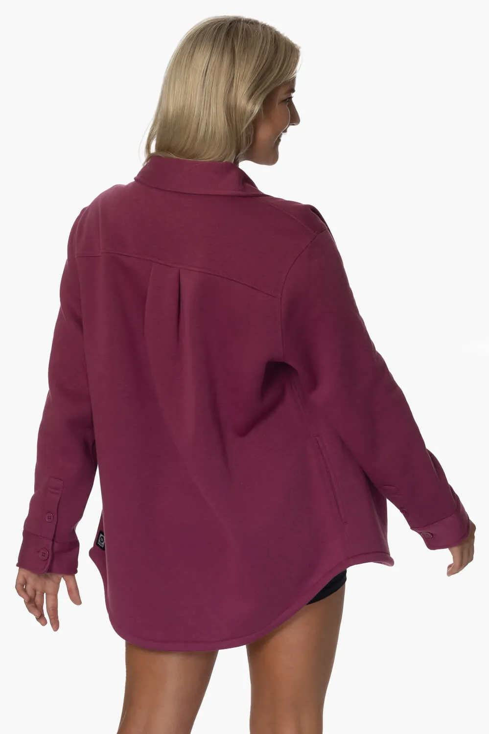 April Fleece Button Up sold by Jolyn product image thumbnail 3