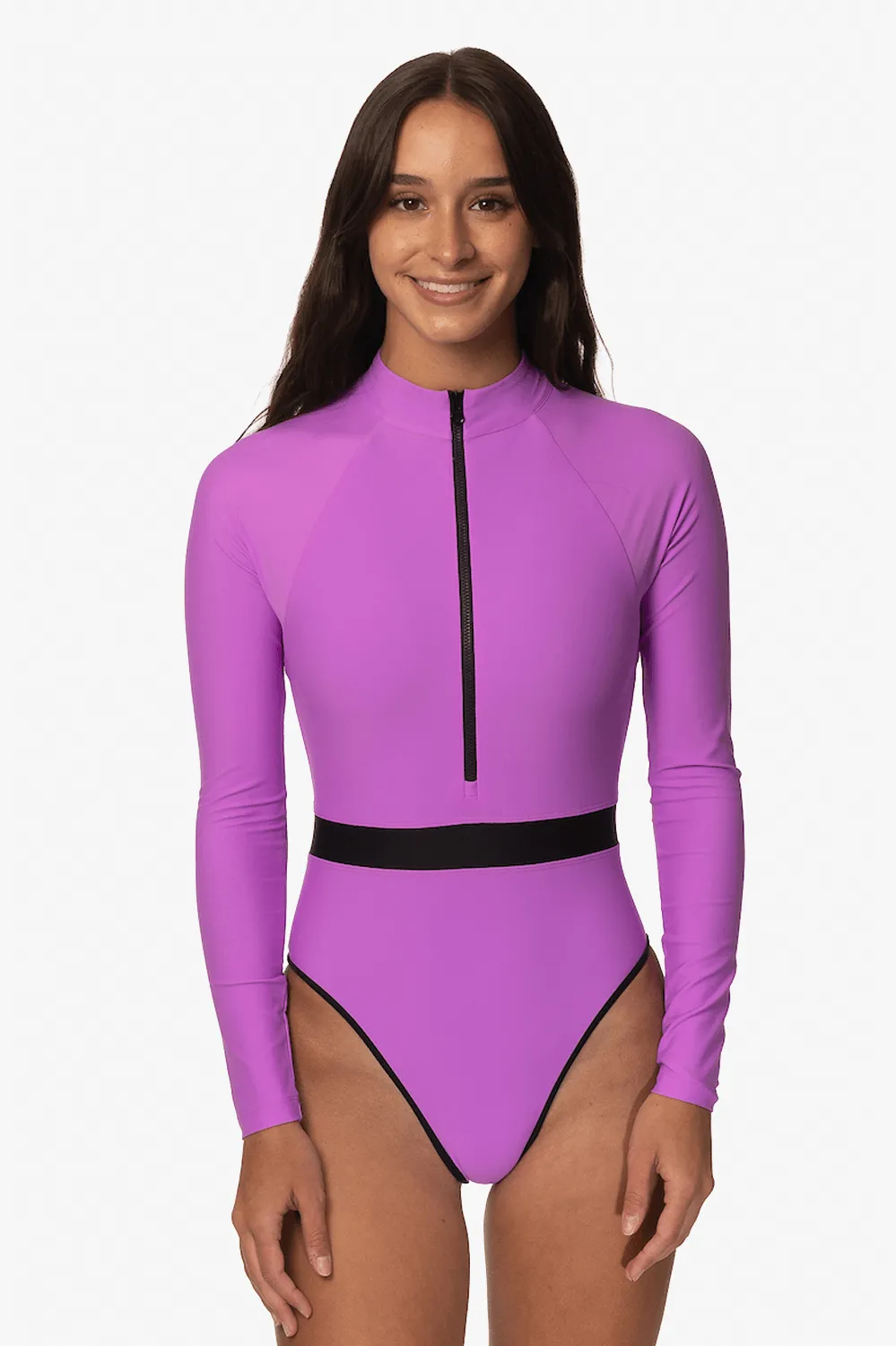 Nazare Long Sleeve Zip-Up Surf One Piece - Dreamer sold by Jolyn product image thumbnail 3