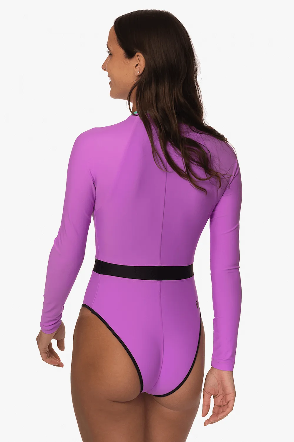 Nazare Long Sleeve Zip-Up Surf One Piece - Dreamer sold by Jolyn product image thumbnail 2