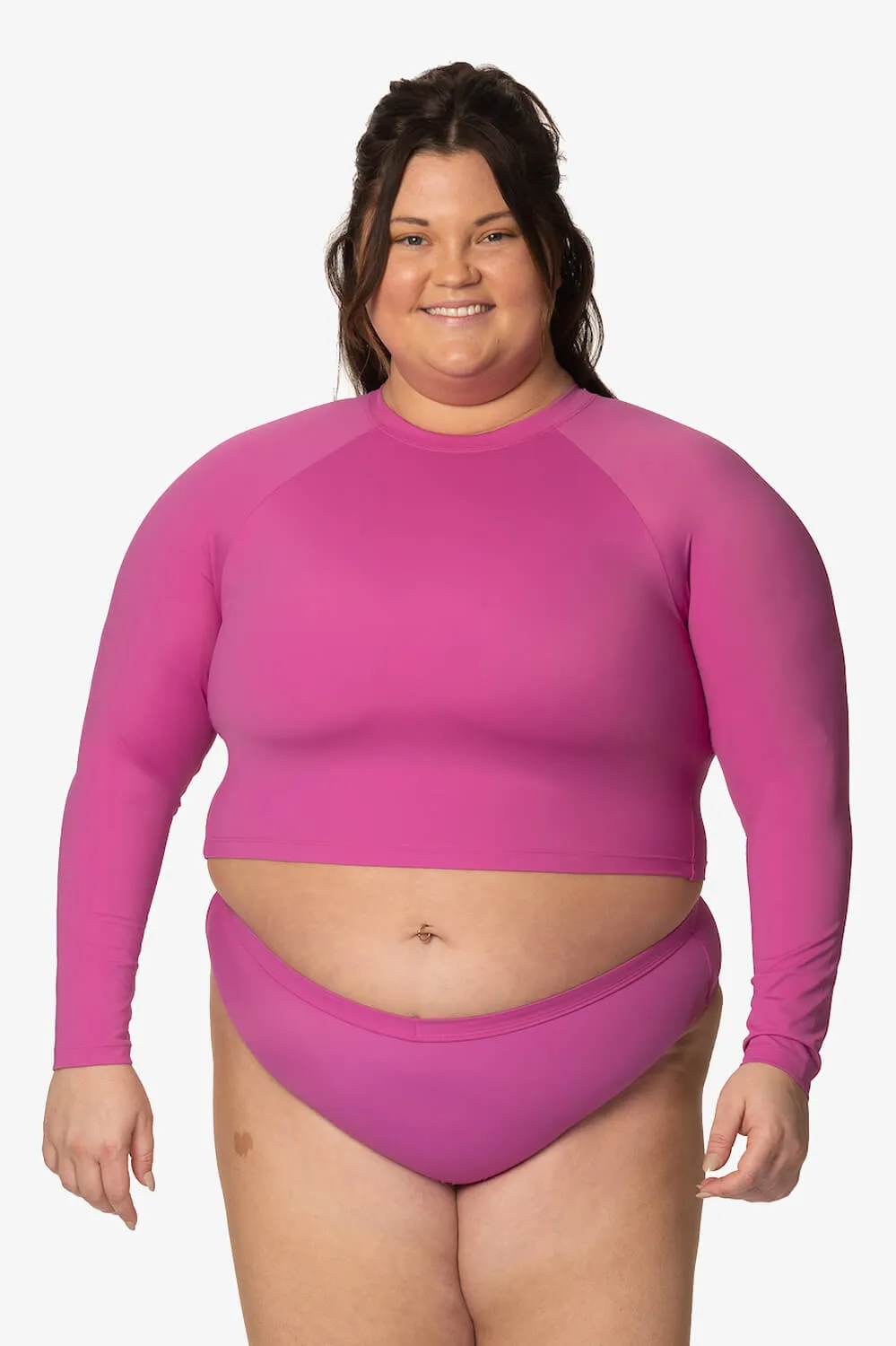 Moana Long Sleeved Crop Rashguard - Leucadia sold by Jolyn product image thumbnail 4