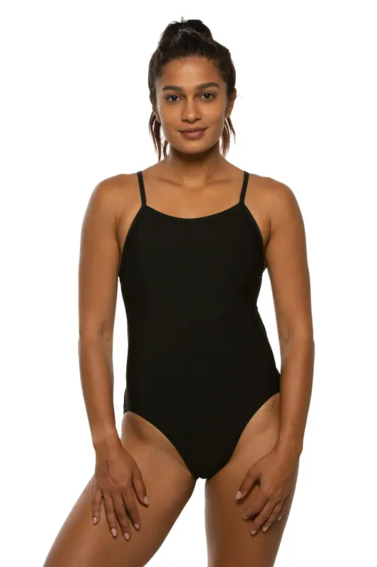 Devon One Piece Swimsuit - Black sold by Jolyn