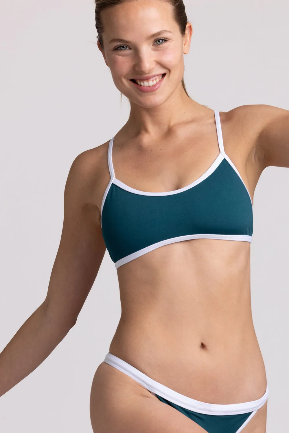 Jocelyn Bikini Top - Peacock Contrast sold by Jolyn product image thumbnail 3