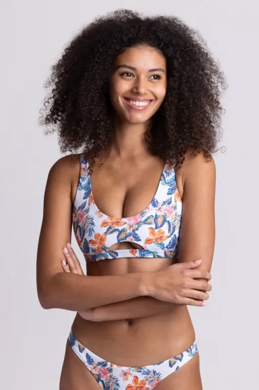 Amelia Bikini Top - Flora Tiki sold by Jolyn