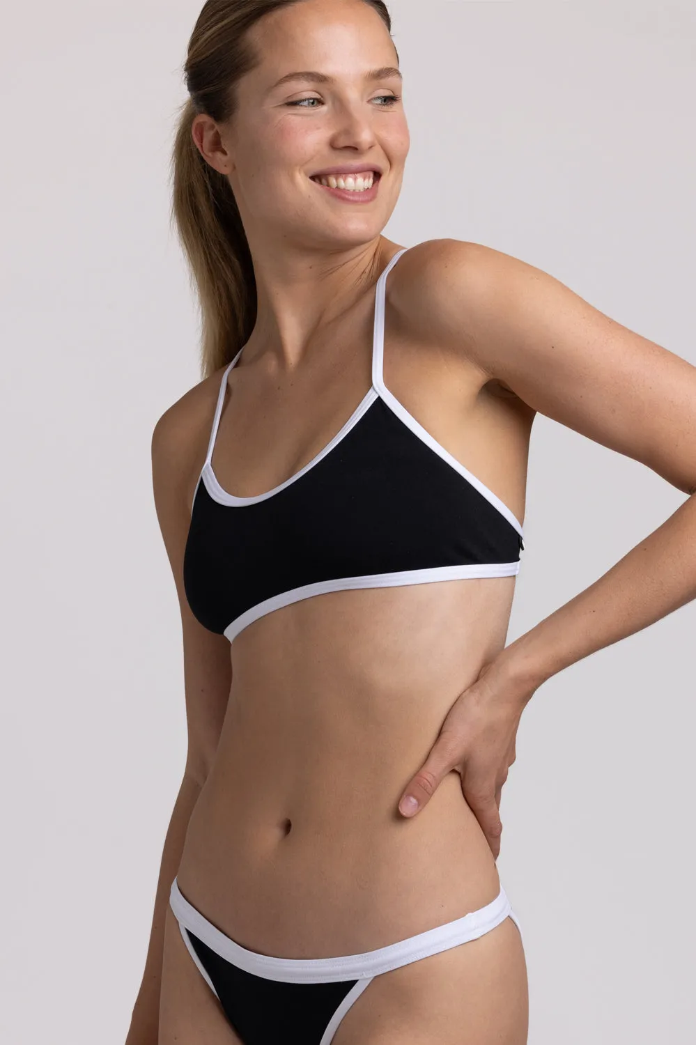 Jocelyn Bikini Top - Black Contrast sold by Jolyn product image thumbnail 2