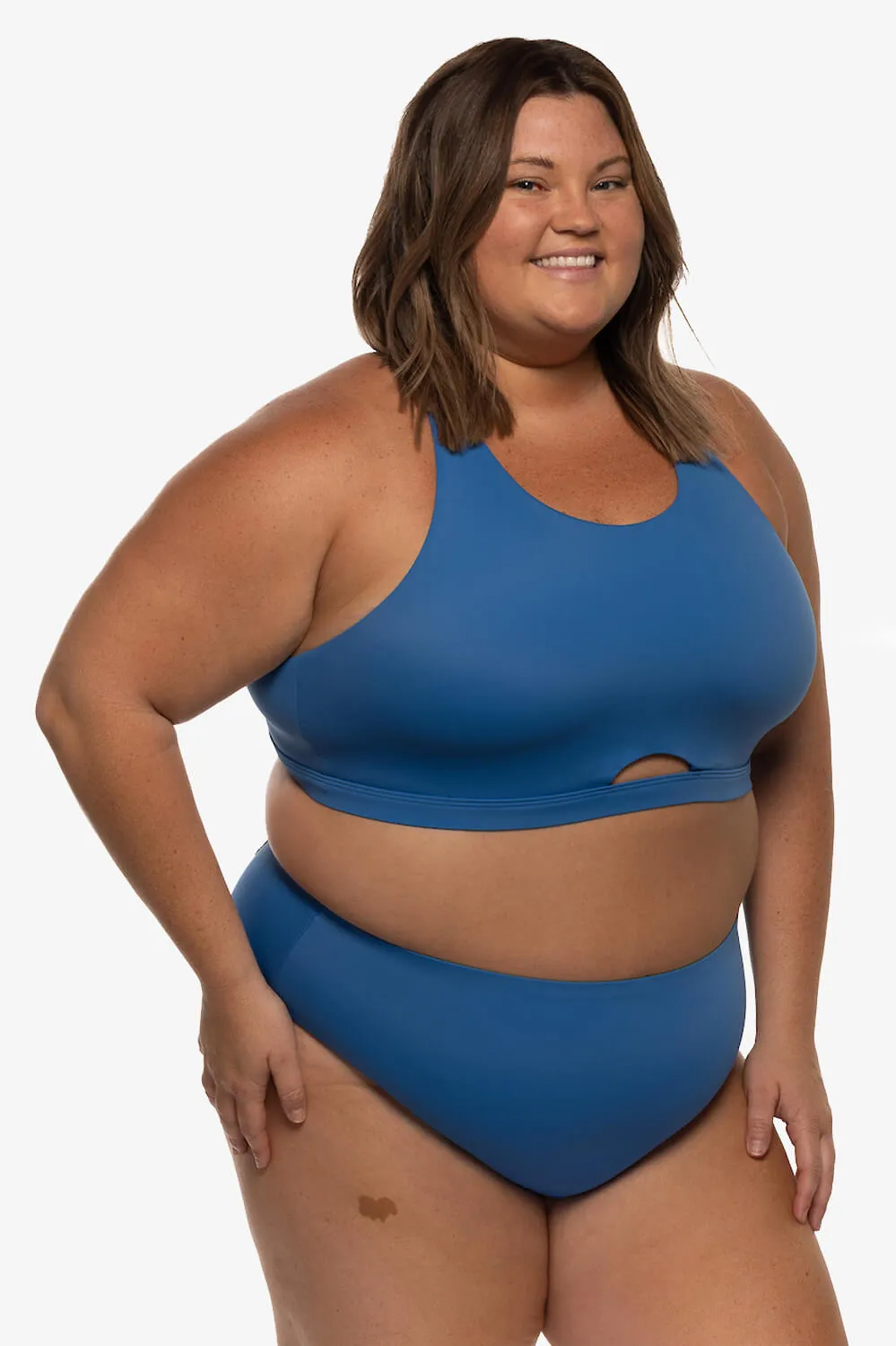 Carmen Bikini Top - Azul sold by Jolyn