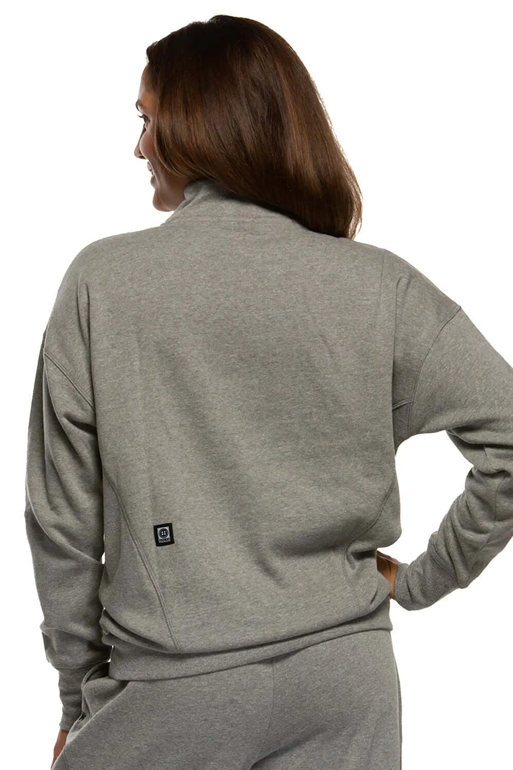 Eliza 1/4 Zip Fleece Pullover Sweatshirt sold by Jolyn product image thumbnail 5
