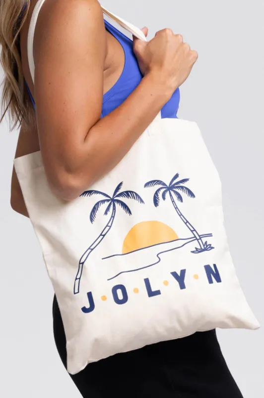Tote Bag - Beach Palm sold by Jolyn