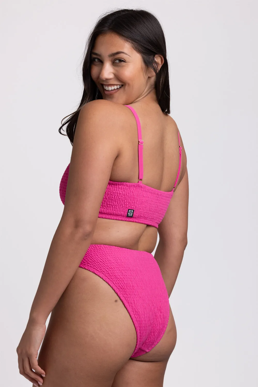 Hazel Smocked Bikini Bottom - Snapdragon sold by Jolyn product image thumbnail 2