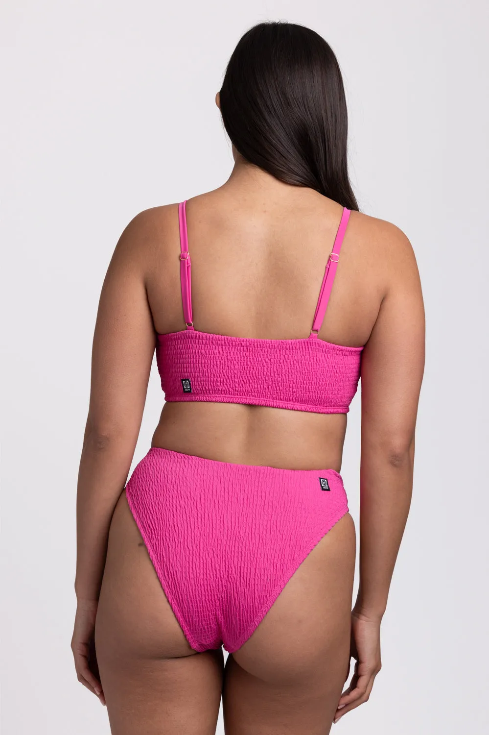 Hazel Smocked Bikini Bottom - Snapdragon sold by Jolyn product image thumbnail 4