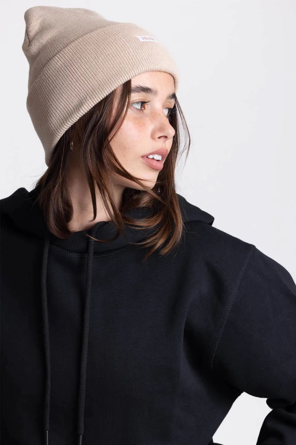 Cuff Beanie - Classic Beige sold by Jolyn product image thumbnail 2