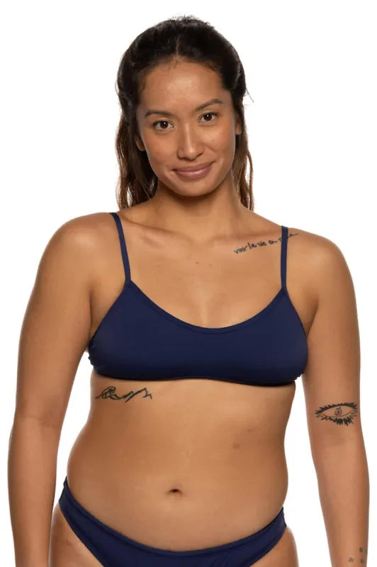 Malia Bikini Top - Navy sold by Jolyn