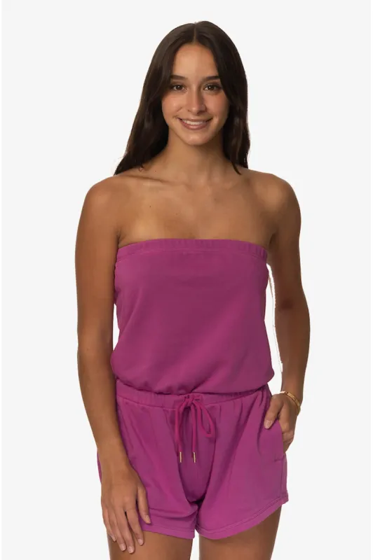 Payton French Terry Romper - Leucadia sold by Jolyn