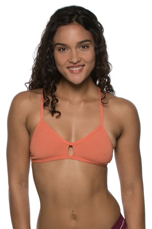 Vent Bikini Top - Terracotta sold by Jolyn