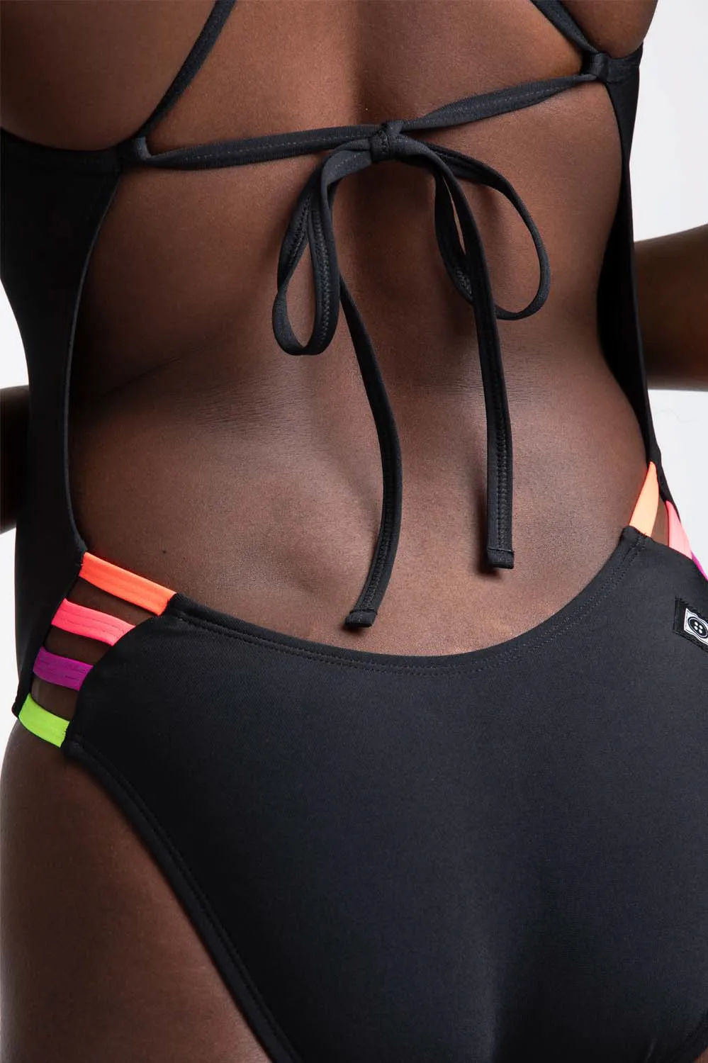 Gavin 2 Swim Onesie - Black Contrast sold by Jolyn product image thumbnail 4