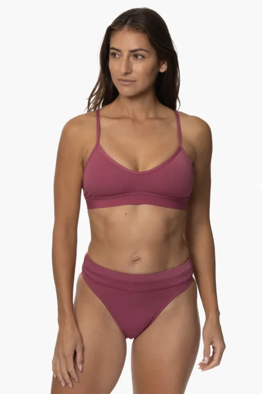 Zoe Bikini Bottom - Plum sold by Jolyn