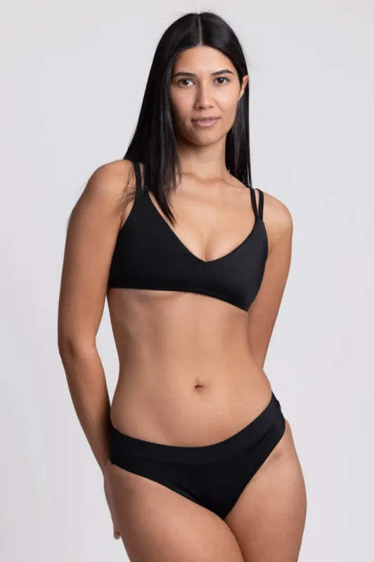 Alanna Bikini Bottom - Black sold by Jolyn