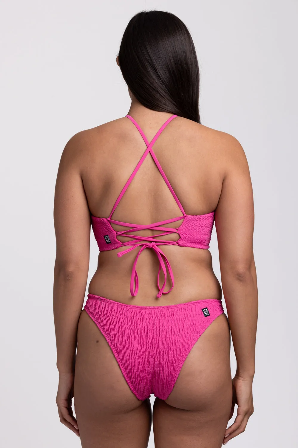 Kelia Smocked Bikini Bottom - Snapdragon sold by Jolyn product image thumbnail 4