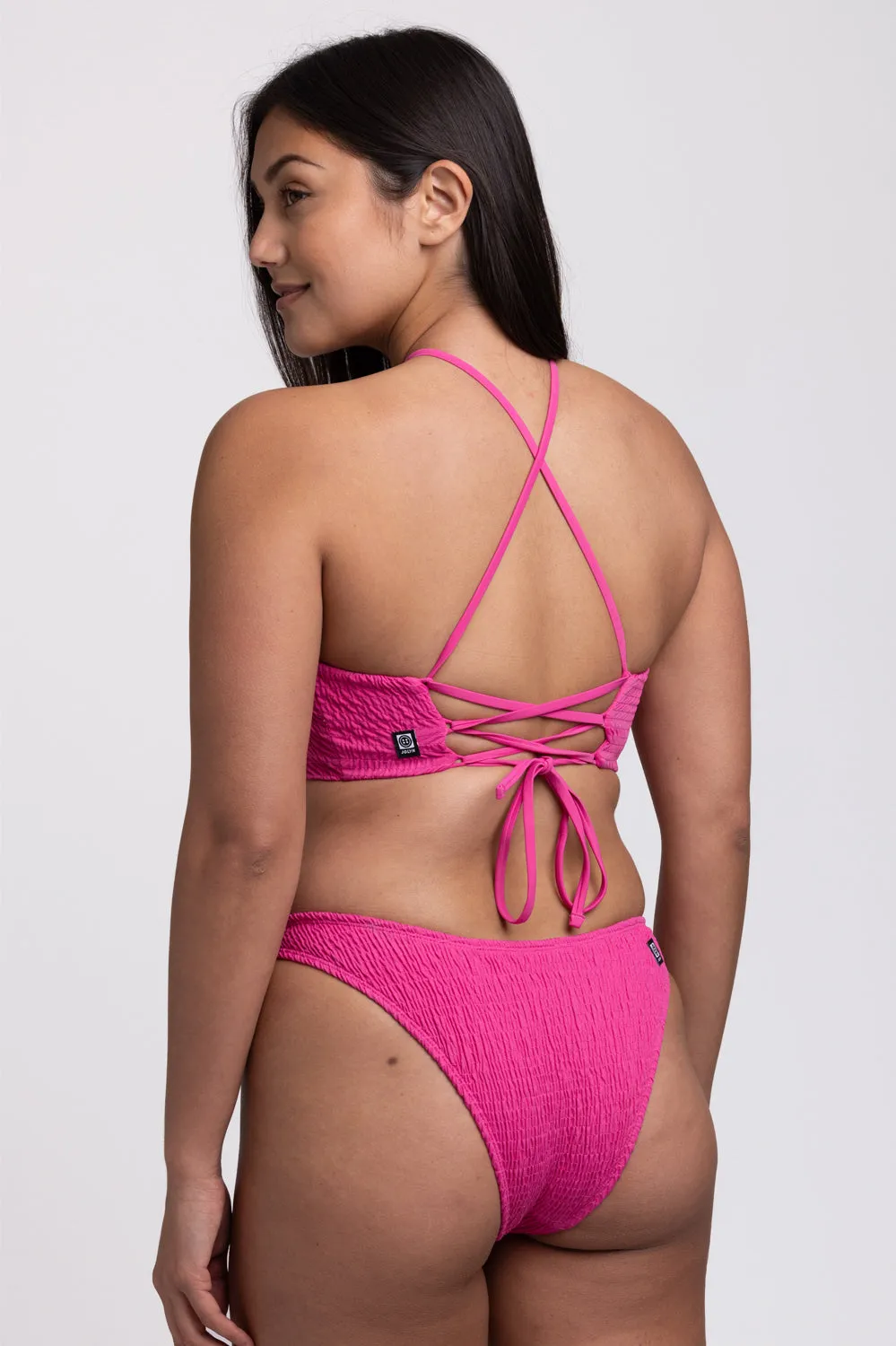 Kelia Smocked Bikini Bottom - Snapdragon sold by Jolyn product image thumbnail 2