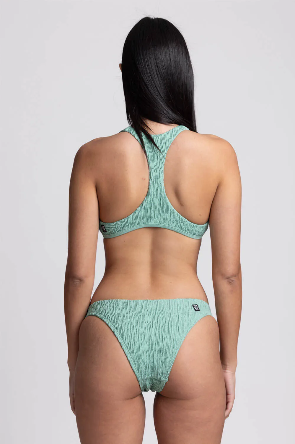 Kelia Smocked Bikini Bottom - Clover sold by Jolyn product image thumbnail 4