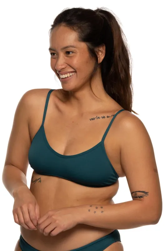 Malia Bikini Top - Peacock sold by Jolyn