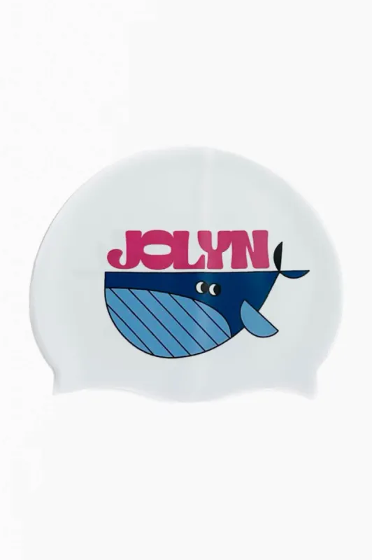 Long Hair Silicone Swim Cap - Whale sold by Jolyn