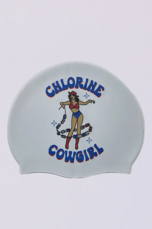 Silicone Swim Cap - Giddyup sold by Jolyn