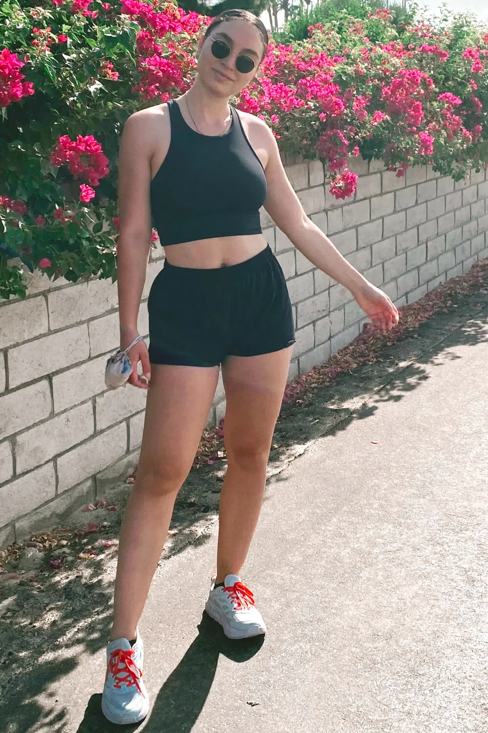 Janie High Waisted Run Short - Black sold by Jolyn product image thumbnail 2