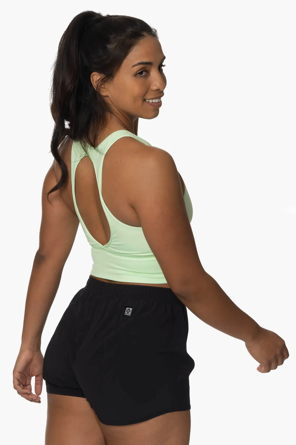 Janie High Waisted Run Short - Black sold by Jolyn product image thumbnail 4