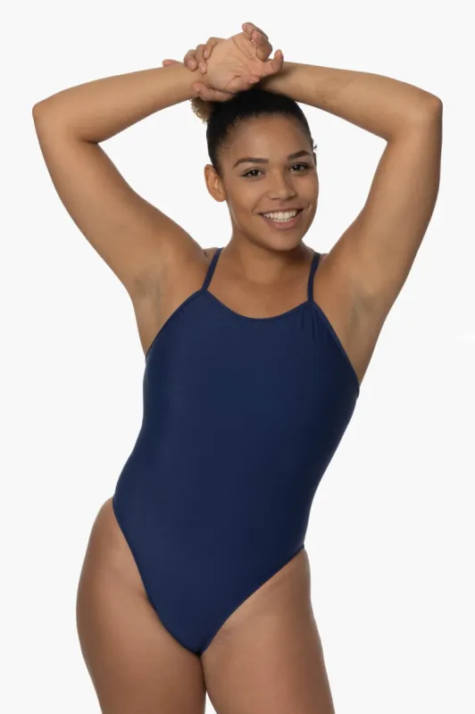 Raya One Piece Swimsuit - Navy sold by Jolyn