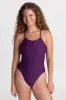 Julian 2 Swim Onesie - Grape Contrast sold by Jolyn