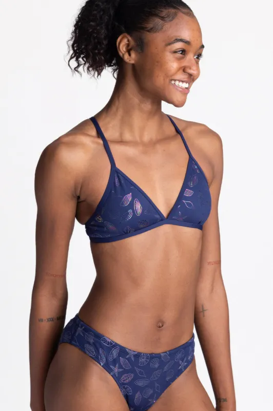 Triangle Bikini Top - Metallic Aquatica sold by Jolyn