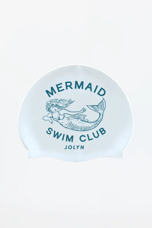 Silicone Swim Cap - Mermaid Swim Club sold by Jolyn