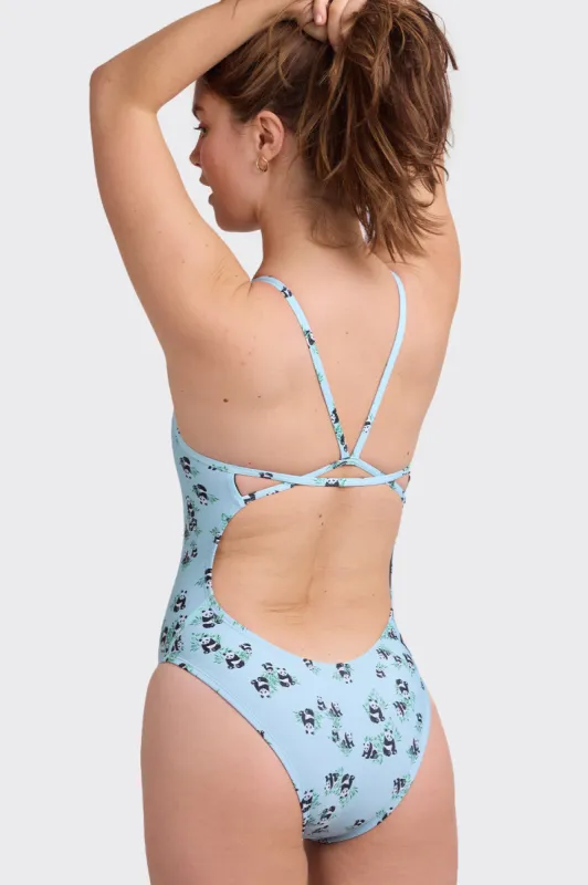 Perry One Piece Swimsuit - Panda sold by Jolyn